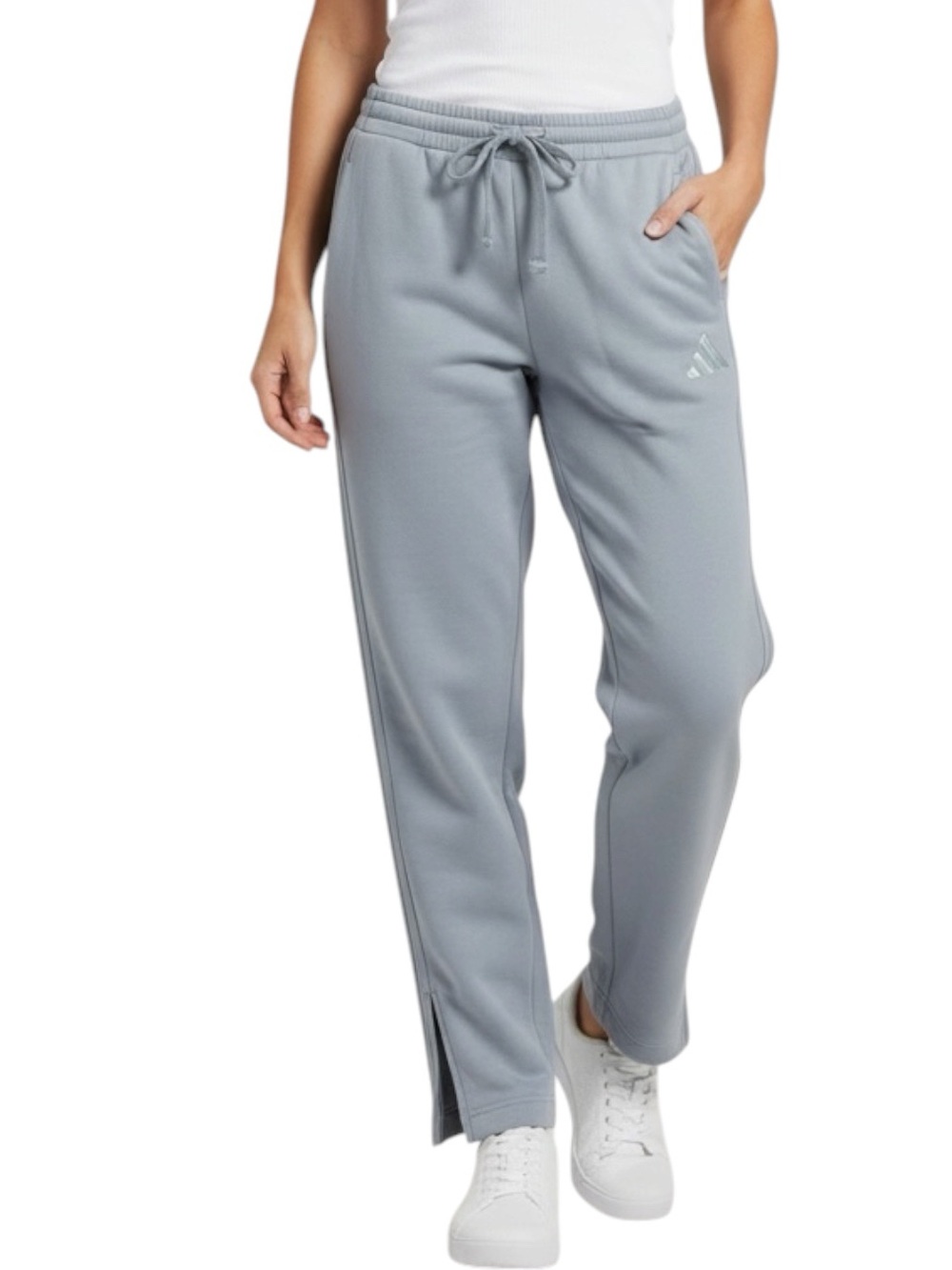 ADIDAS Ankle Split Sweatpants in Light Baby Blue Size S (8-10)